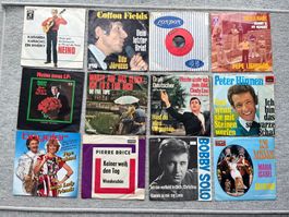 Vinyl Singles, ca. 1970er Jahre, 12 Stück
