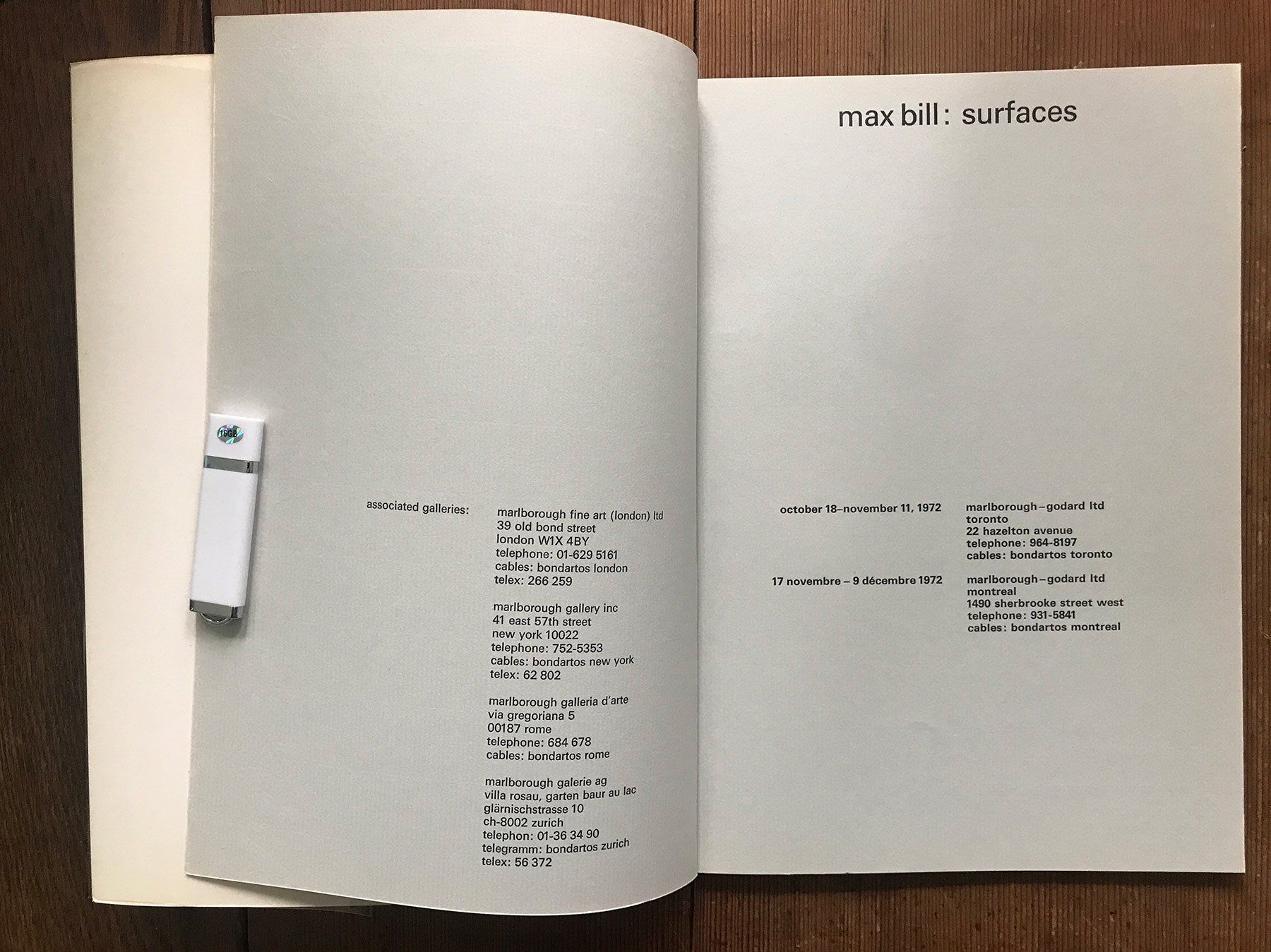 Libri: Max Bill Zürich 1973 Katalog 1972 – Usato da Lützelflüh-Goldb venduto da fluidum 7