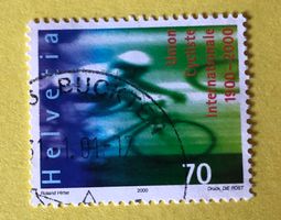 Nr.989 GESTEMPELT Radfahrer 2000   Siehe Original Fotos.  ﻿