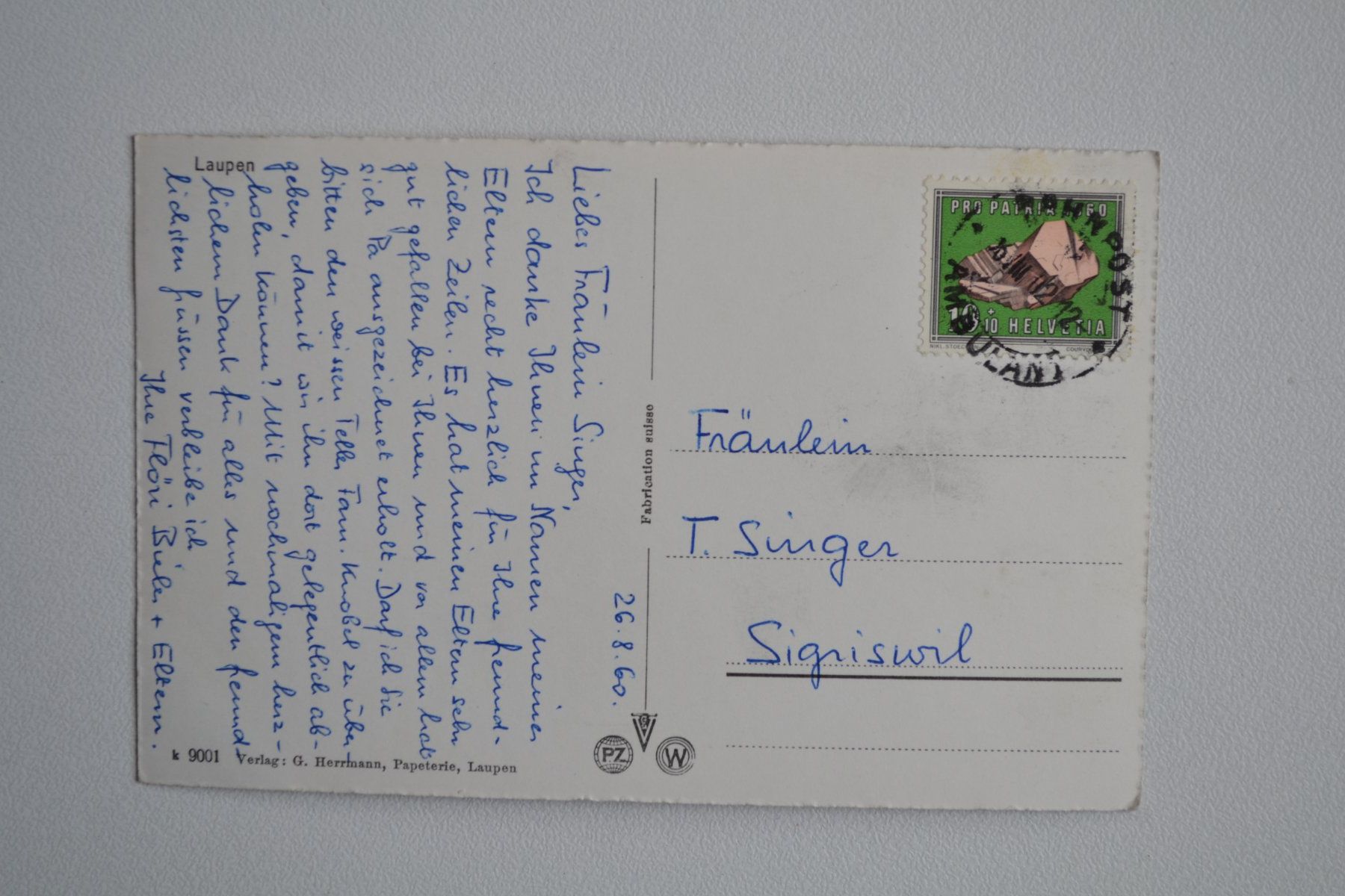 Cartoline postali: AK Laupen BE – Usato da Beinwil am See venduto da kajak55 1