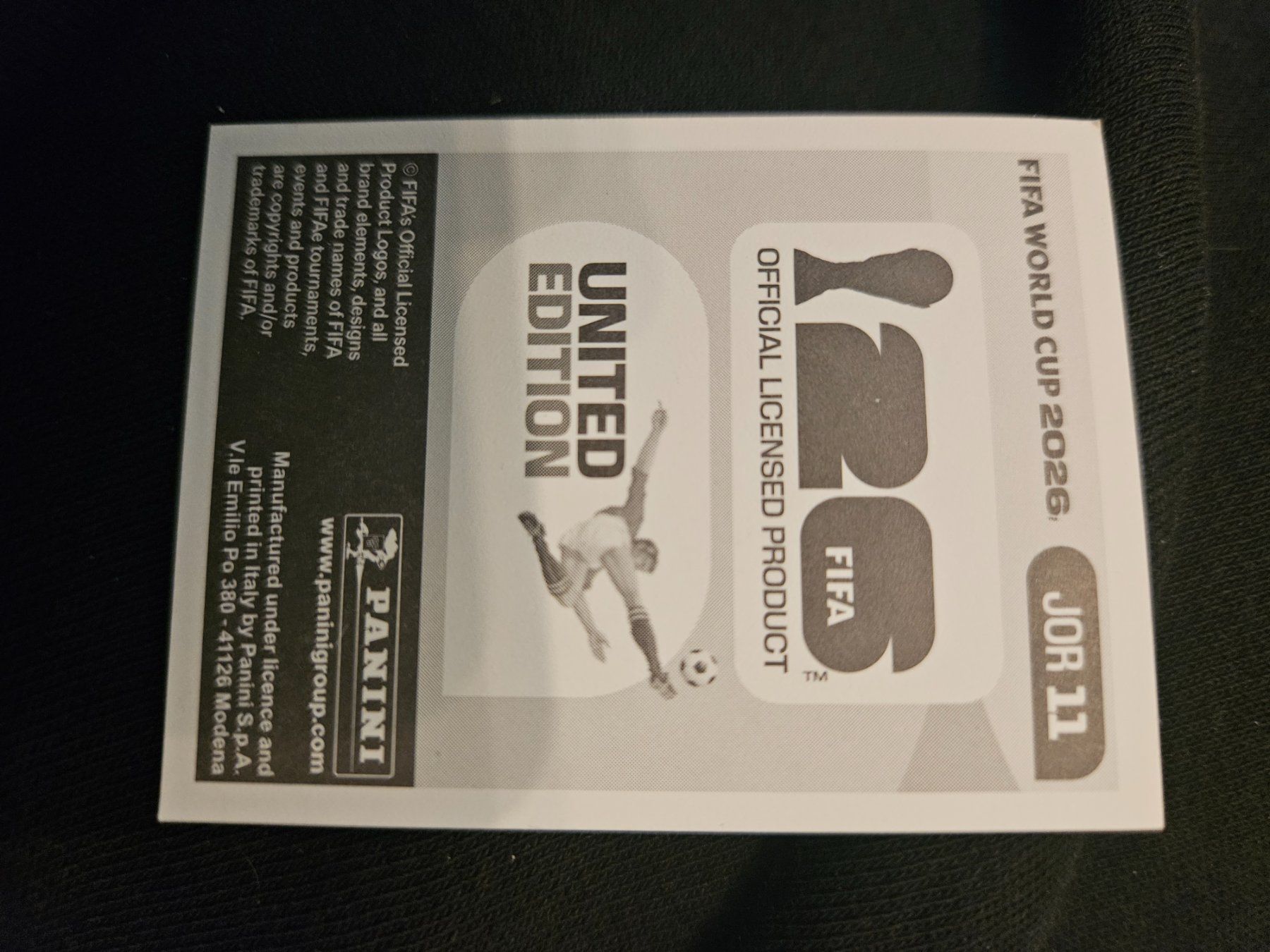 Panini Sammelbilder & Trading cards: JOR11 – Gebraucht aus Würenlingen von Dinli 1
