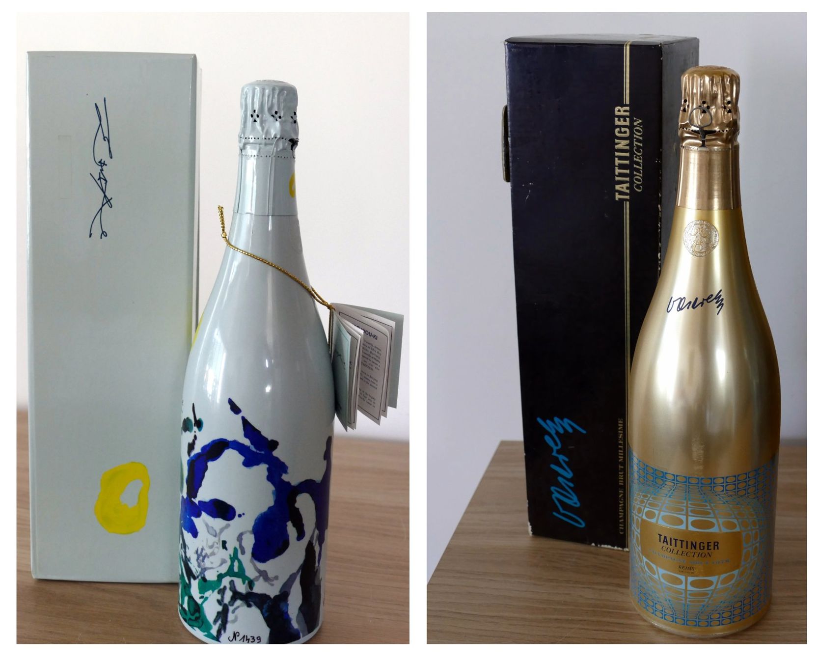Taittinger Vino: Bouteilles Taittinger de collection - Éditions 1978 à 1998 – Usato da St-Maurice venduto da Marionlaf 2