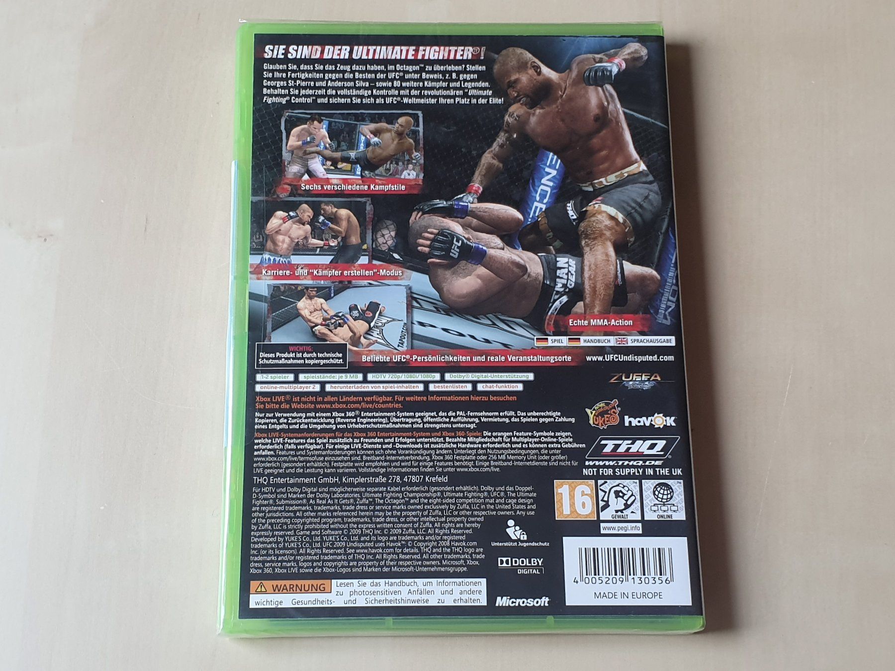 Microsoft Spiele: UFC Undisputed 2009 neu und ovp – Neu und originalverpackt aus Stansstad von collectorsshop 1