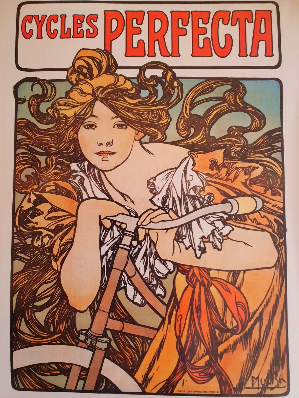 Foto & Immagini: MUCHA - Cycles Perfecta- Vintage bike – Nuovo (secondo la descrizione) da Fribourg venduto da Fineartsukiyo