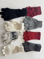 Handschuhe Set 8 Paare verschiedene Farben Materialien