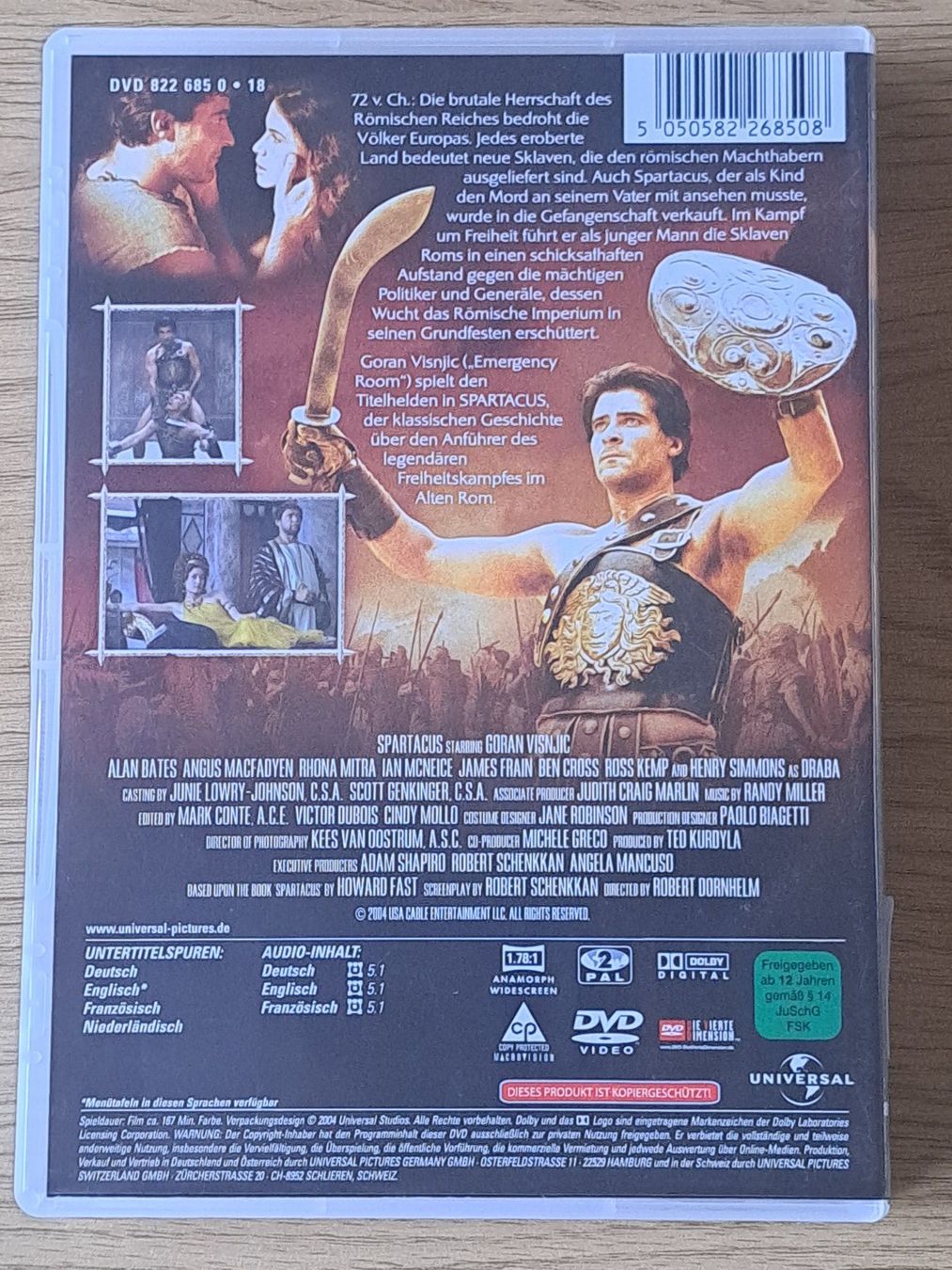 Tutti i DVDs: DVD Spartacus mit Goran Visnjic aus 2004 – Usato da Unterseen venduto da Kanica 1