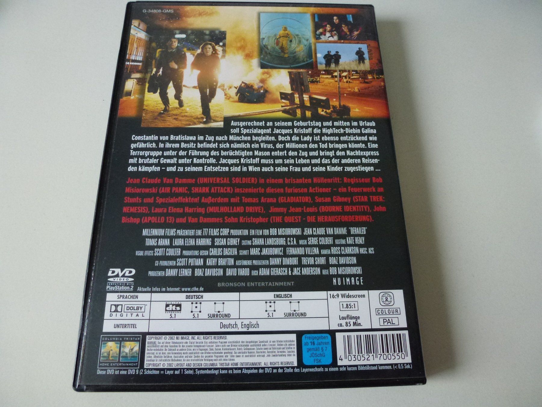Tutti i DVDs: Derailed - Terror im Zug (DVD) – Usato da Bern venduto da Frebo 1