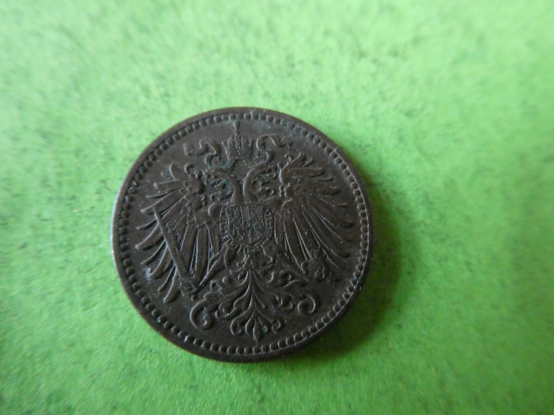 Tutti le monete: Oesterreich 1912, 1 Heller – Usato da Hinterforst venduto da Rohusri 1