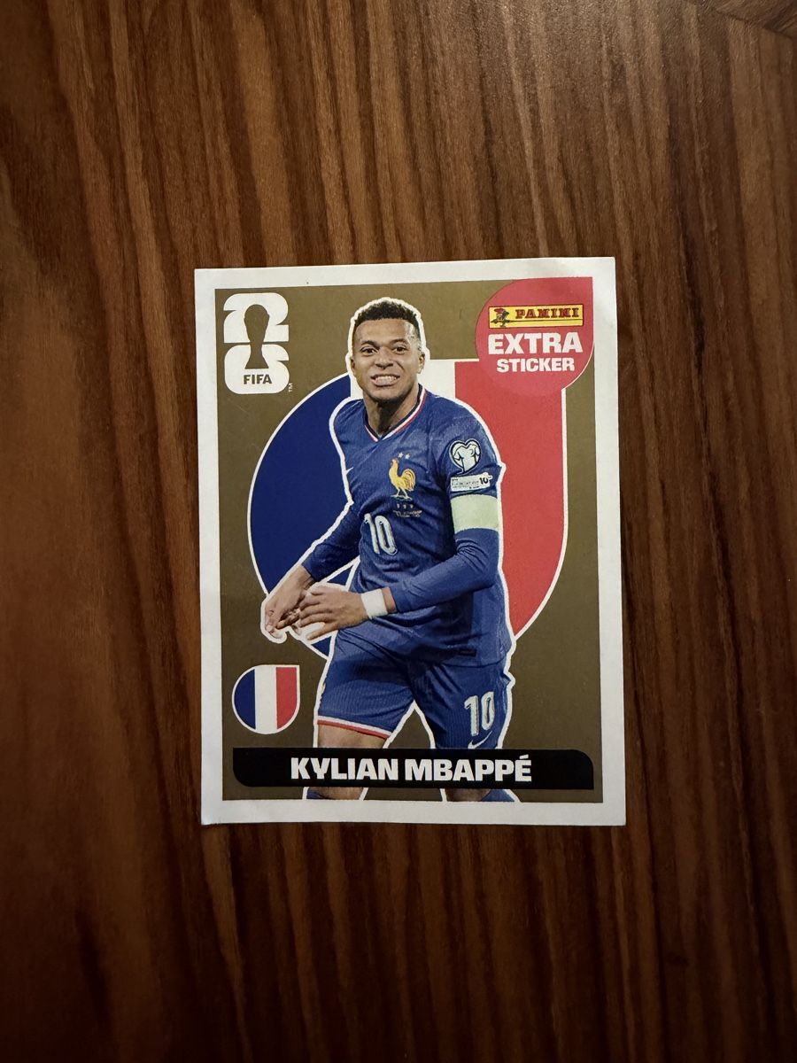 Panini Carte collezionabili: Panini Extra-Sticker Kylian Mbappé Gold – Nuovo (secondo la descrizione) da Luzern venduto da paulidse