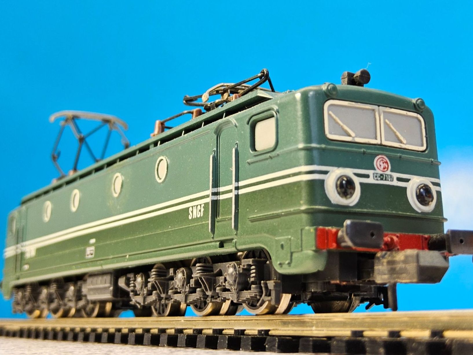 Roco 02157 A __ E Lokomotive CC 7100 __ SNCF __ Sammler __ N (Gebraucht ...