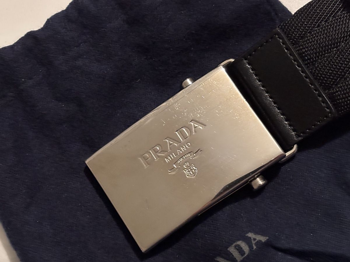 Prada Cinture: Prada woven nylon belt – Usato da Geneve venduto da allgood2010 1