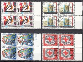 SBK 973 - 976 im 4er-Block mit ET
