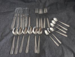 Besteckset 23-teilig – Rostfreier Edelstahl (Inox)