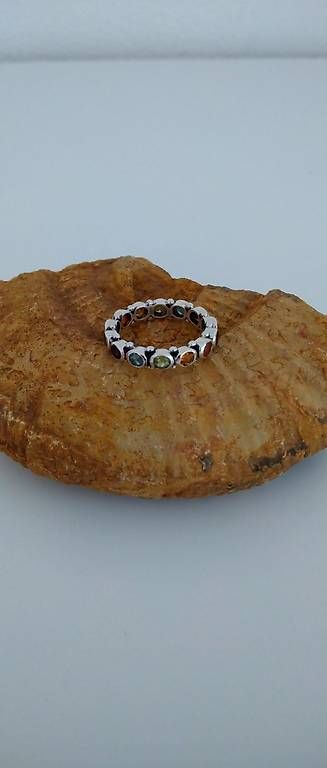 Anelli: Chakra-Edelstein Infinity-Ring – Nuovo (secondo la descrizione) da Lupfig venduto da Flowypr6