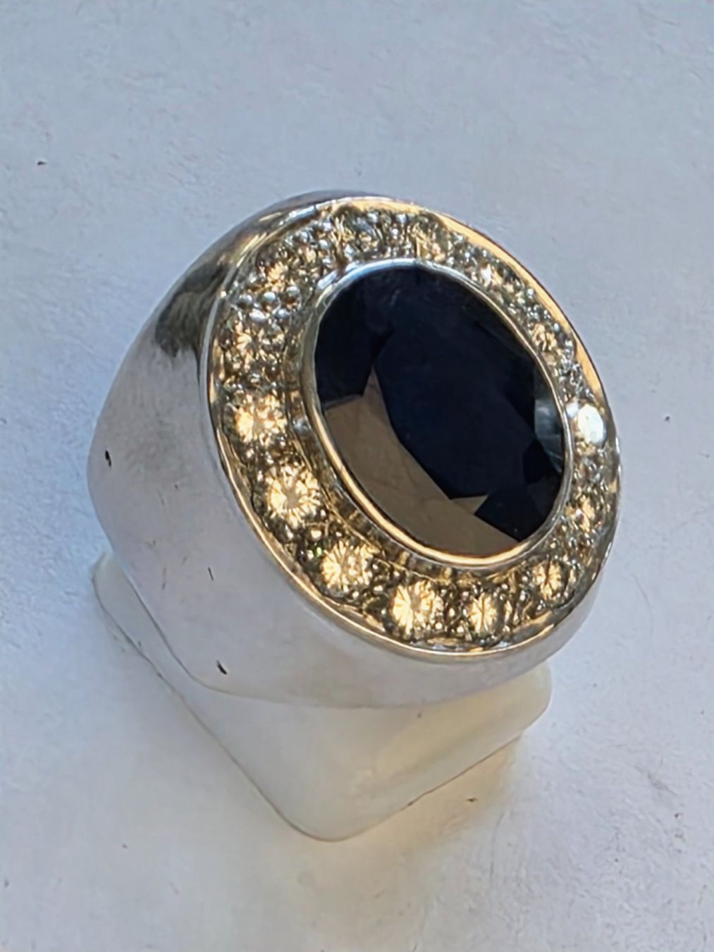 Bagues: Safir Diamant Weissgold Ring – Neuf (Voir description) à Zürich par ben_mn5h