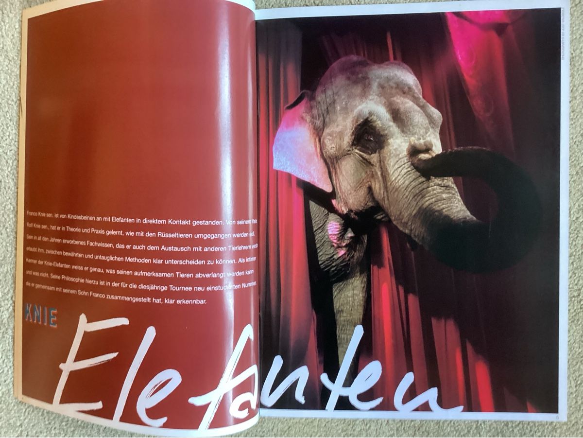 Riviste & Magazine: Circus Knie Illustrierte 2001 – Usato da Reichenbach i. K. venduto da astra2010 2