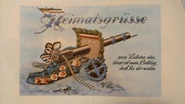 Postkarten von Anno dunnemals - Gedenke mein / Buch 1985