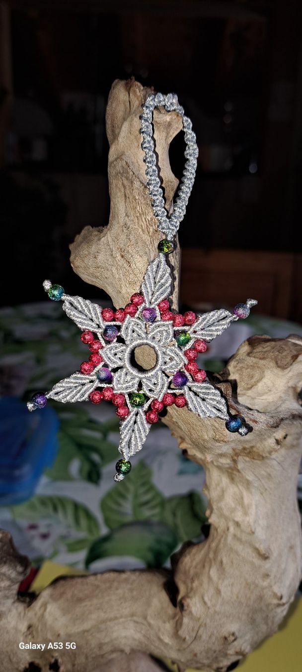 Alle Dekorationen: Makramee - Weihnachtsstern – Neu (gemäss Beschreibung) aus Plagne von Reticulum01 6