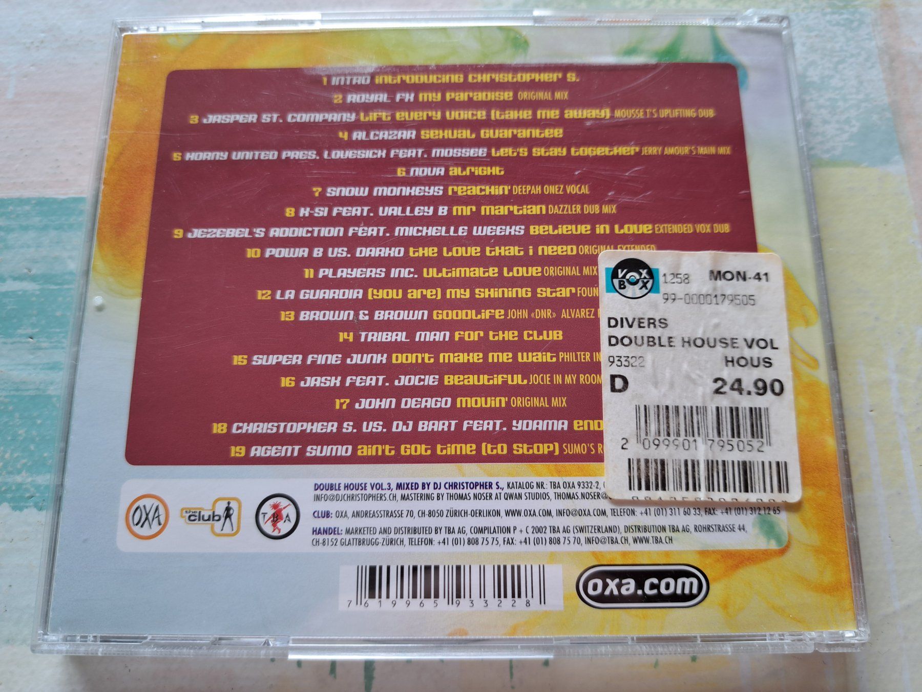 CD: Cd DJ Christopher S. - Oxa Double House – Usato da Pully venduto da bro_n52j 1