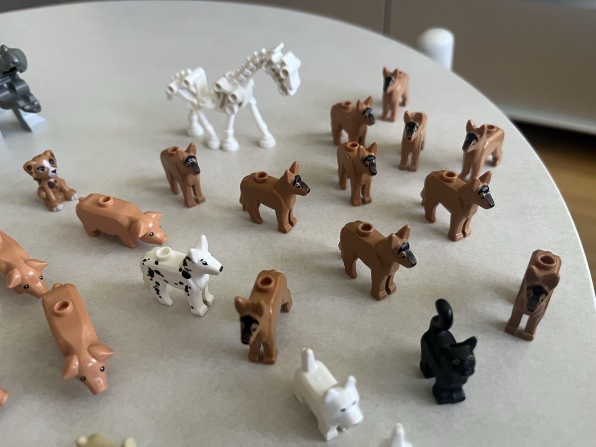 Lego Statuette: 43x LEGO Tiere / Konvolut! – Usato da Köniz venduto da Tottigoal10 8