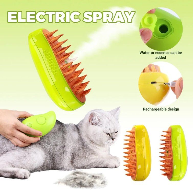 2x Fellbürsten + 6x Haar-Sammler Für Katzen - Komplettset Gegen Tierhaare