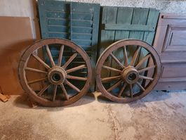 Kutschenrad aus Holz
