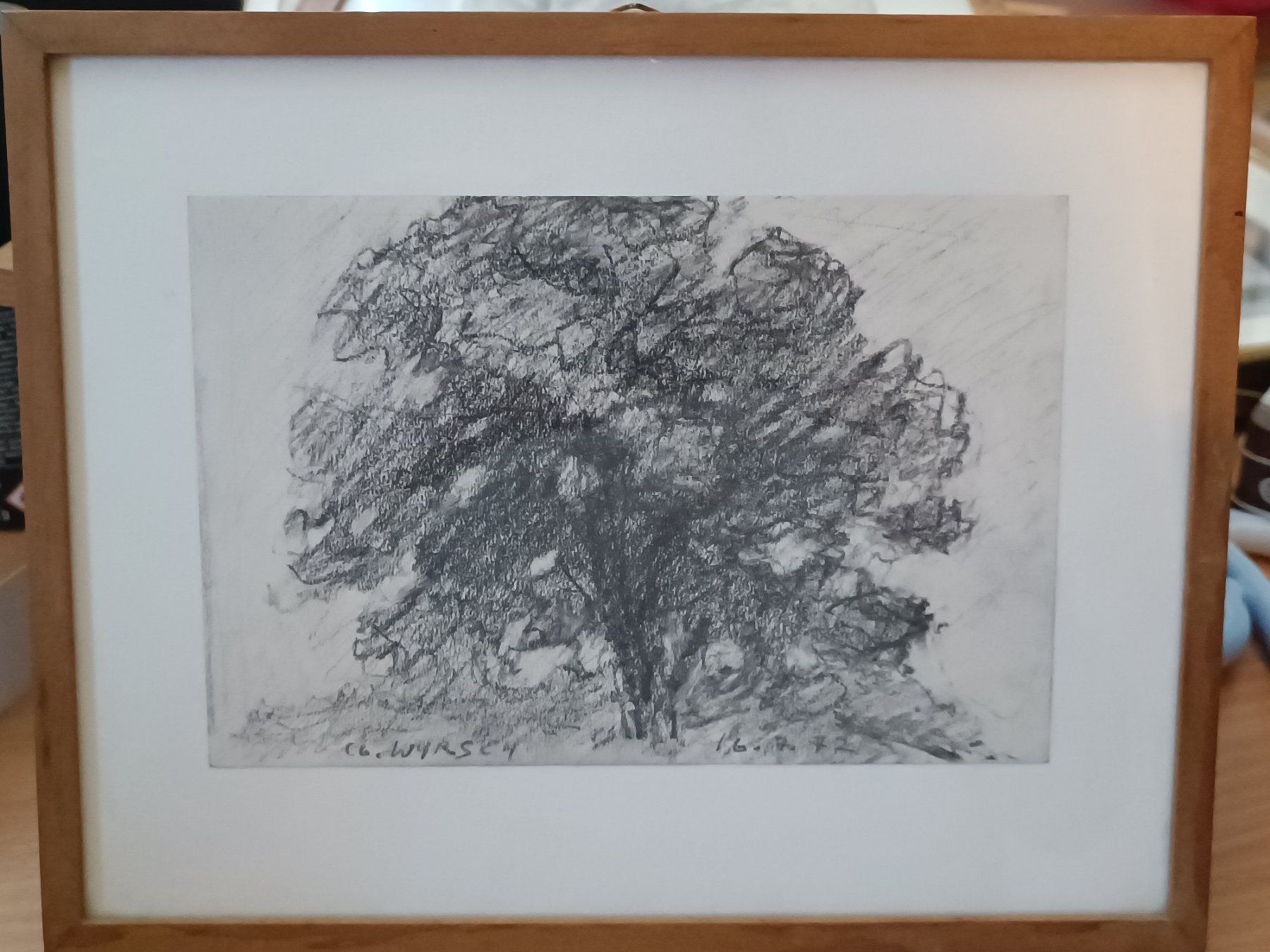 Gemälde: Charles Wyrsch - original Zeichnung – Gebraucht aus Menziken von Artographs