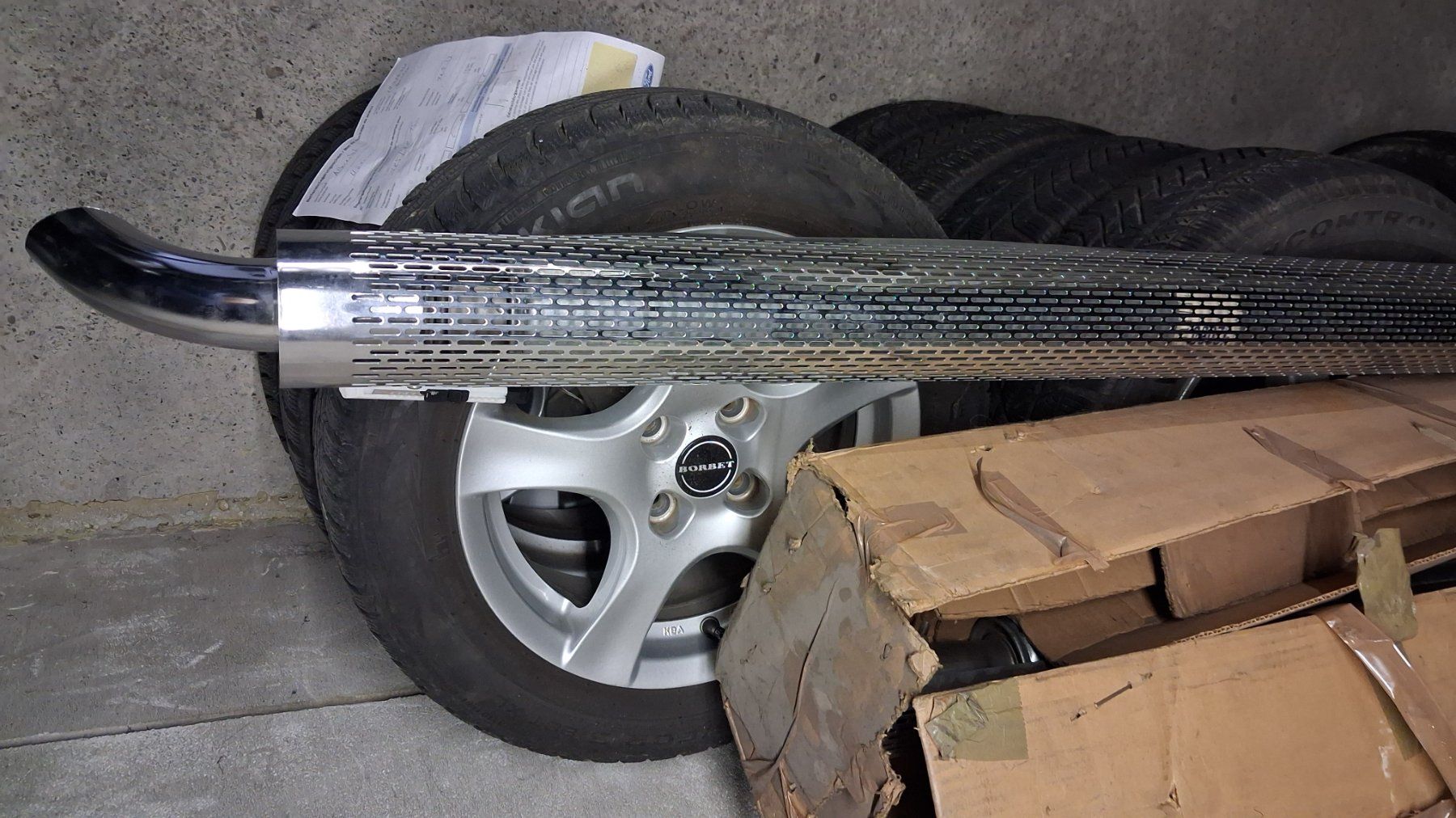 Auspuffanlagen: Sidepipes Auspuff – Neu (gemäss Beschreibung) aus Höri von Ul 3