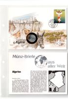 Algerien_1987_Münzbrief mit Beschreibung