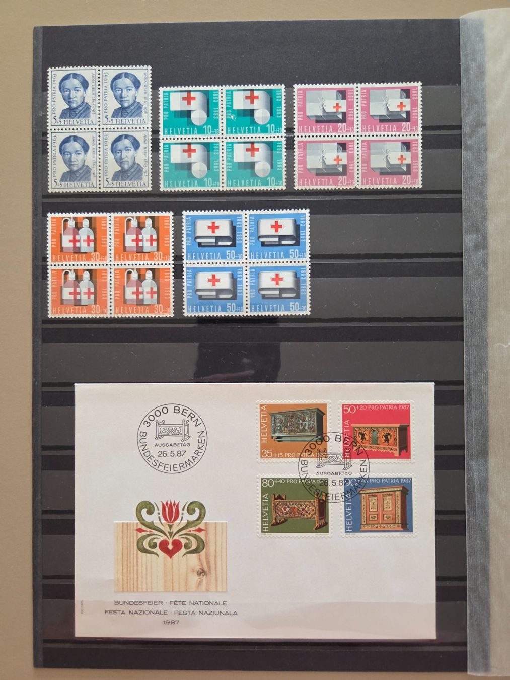 Tutti i francobolli: Bunt gemischte Schweizer Briefmarken – Usato da Wilen b. Wollerau venduto da 4banger 3