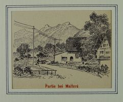 PARTIE BEI MALTERS, ZINKÄTZUNG 1896