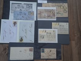 Lot Altschweiz Briefe 15II / Rayon / Sitzende Helvetia