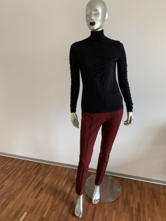 AKRIS: Super bequeme, bordeauxrote Hose 36, Top Zustand!