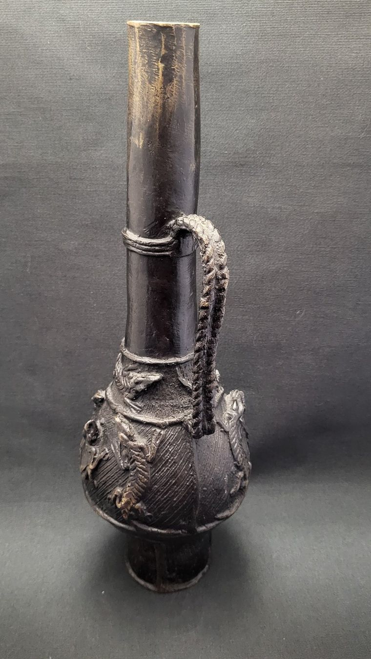 Figuren: Grosses Bronze-Gefäss mit Eidechsen – Gebraucht aus Basel von spinne02 2