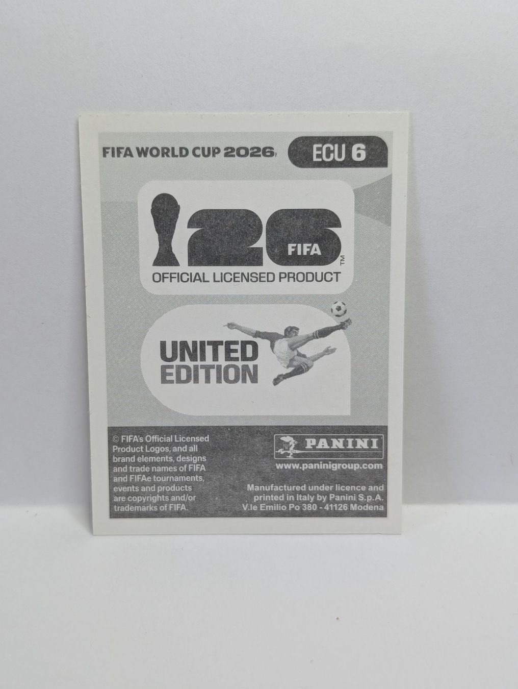 Panini Carte collezionabili: Panini WM 2026 - ECU 6 - Willian PACHO - ECUADOR – Nuovo (secondo la descrizione) da Founex venduto da amel89 1