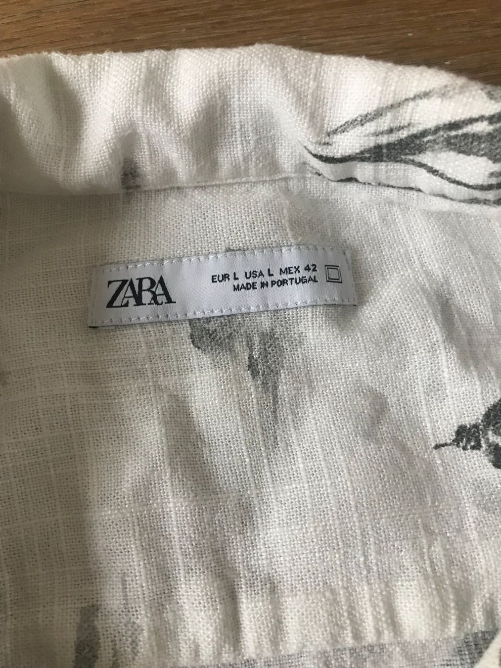 Zara Camicie: Kurzarm Leinenhemd von Zara - Grösse L – Usato da Freienstein venduto da Jessy024 1