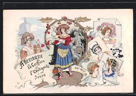 sign. Dufresne: La Coiffure de l'Antiqui