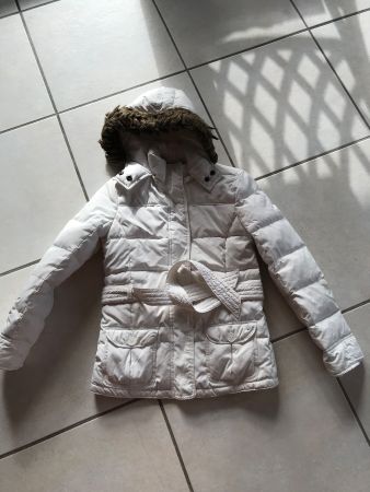 Winterjacke Windjacke weiss 158 neuwertig Mädchen Limited to