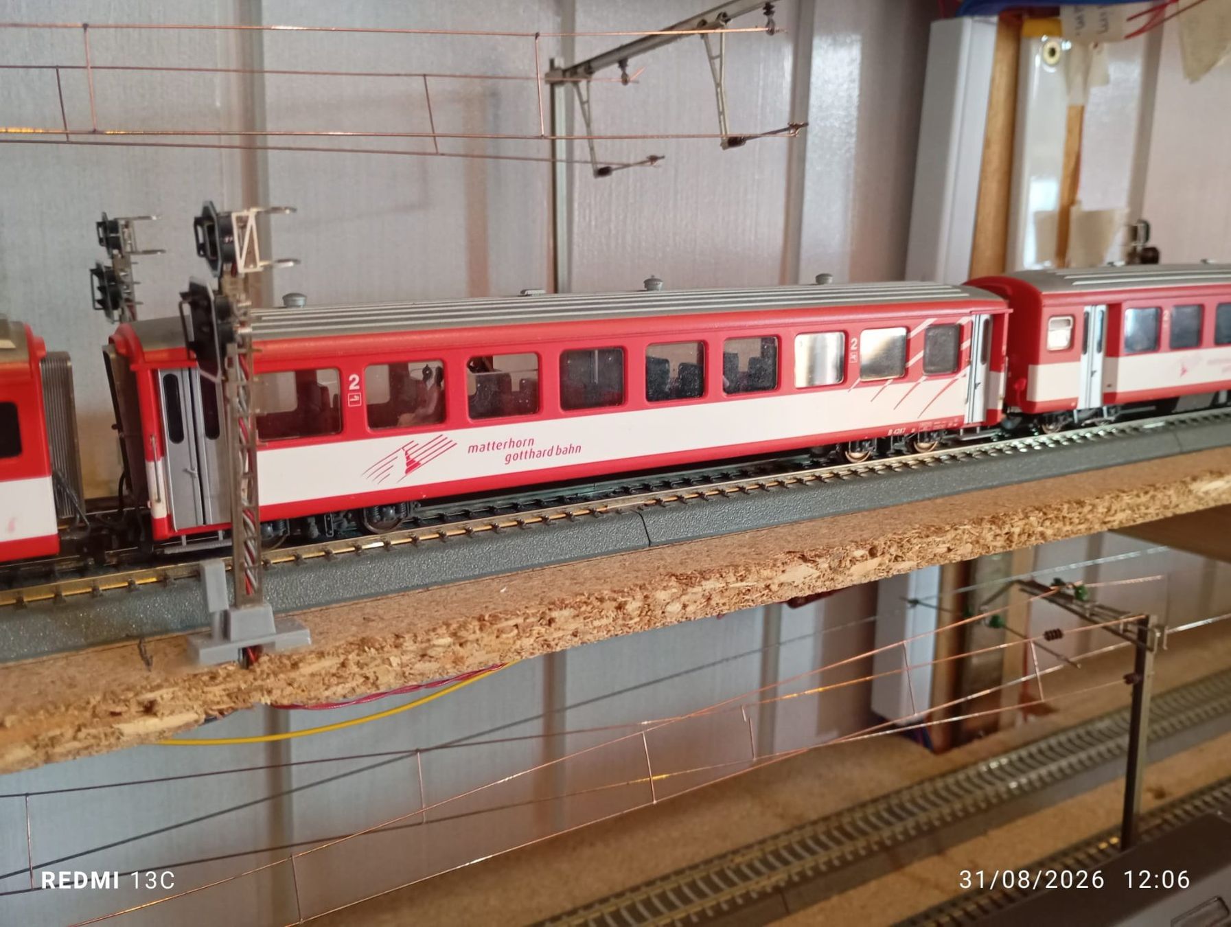 Bemo Modellini di ferrovie: Rame MGB HGe 4/4 + 6 wagons – Usato da Torgon venduto da MOB9519 6