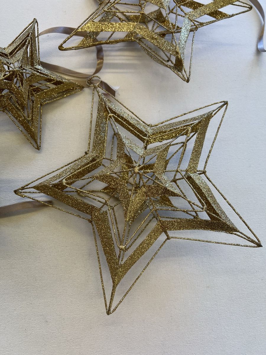 Alle Dekorationen: Weihnachtssterne golg glitzer – Neu (gemäss Beschreibung) aus Winterthur von hannes1812 3