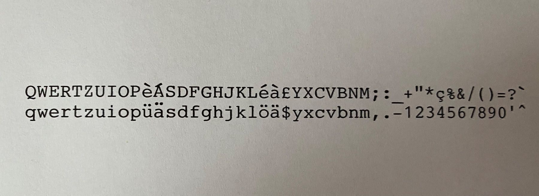 Brother Macchine da scrivere: Schreibmaschine Typ DW 300 – Usato da Appenzell venduto da Sonnschein_ 7