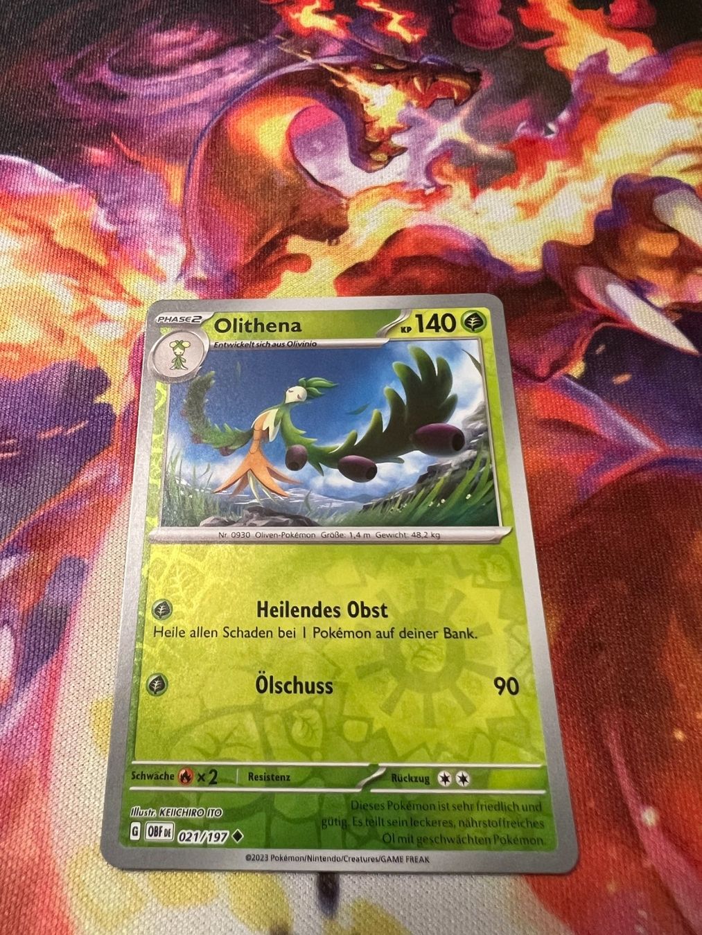 Pokémon Carte collezionabili: Olithena (OBF 021) / Reverse Holo / Obsidianflammen – Nuovo (secondo la descrizione) da Bülach venduto da CherryBlu