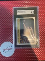 1986-87 Fleer Sticker Kareem Abdul-Jabbar SGC 7