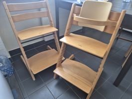 Stokke Tripp Trapp Hochstuhl 2er Set Holz guter Zustand