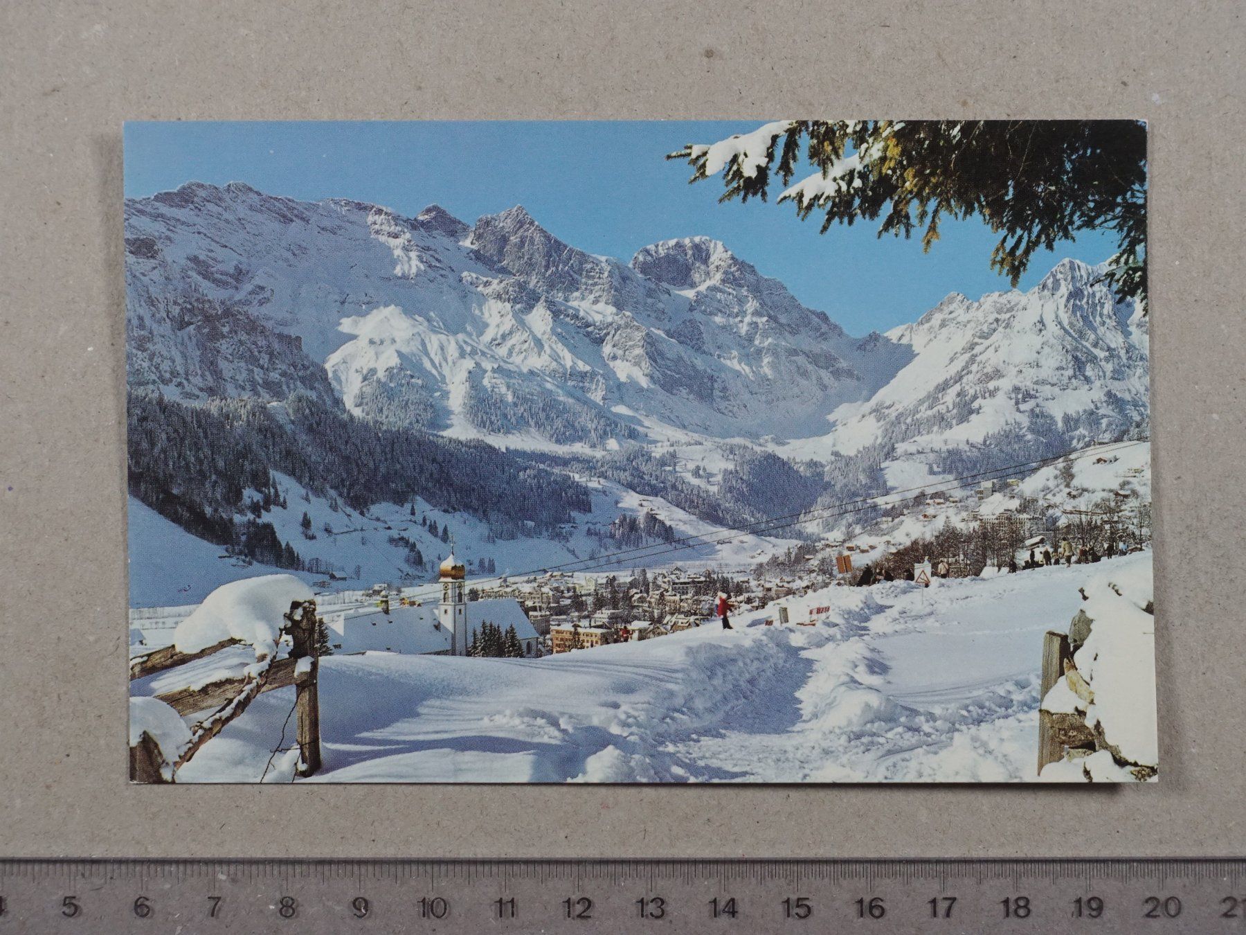 Cartoline postali: Engelberg, gegen Juchlipass, Winter, Ski – Usato da Lenzburg venduto da fh1