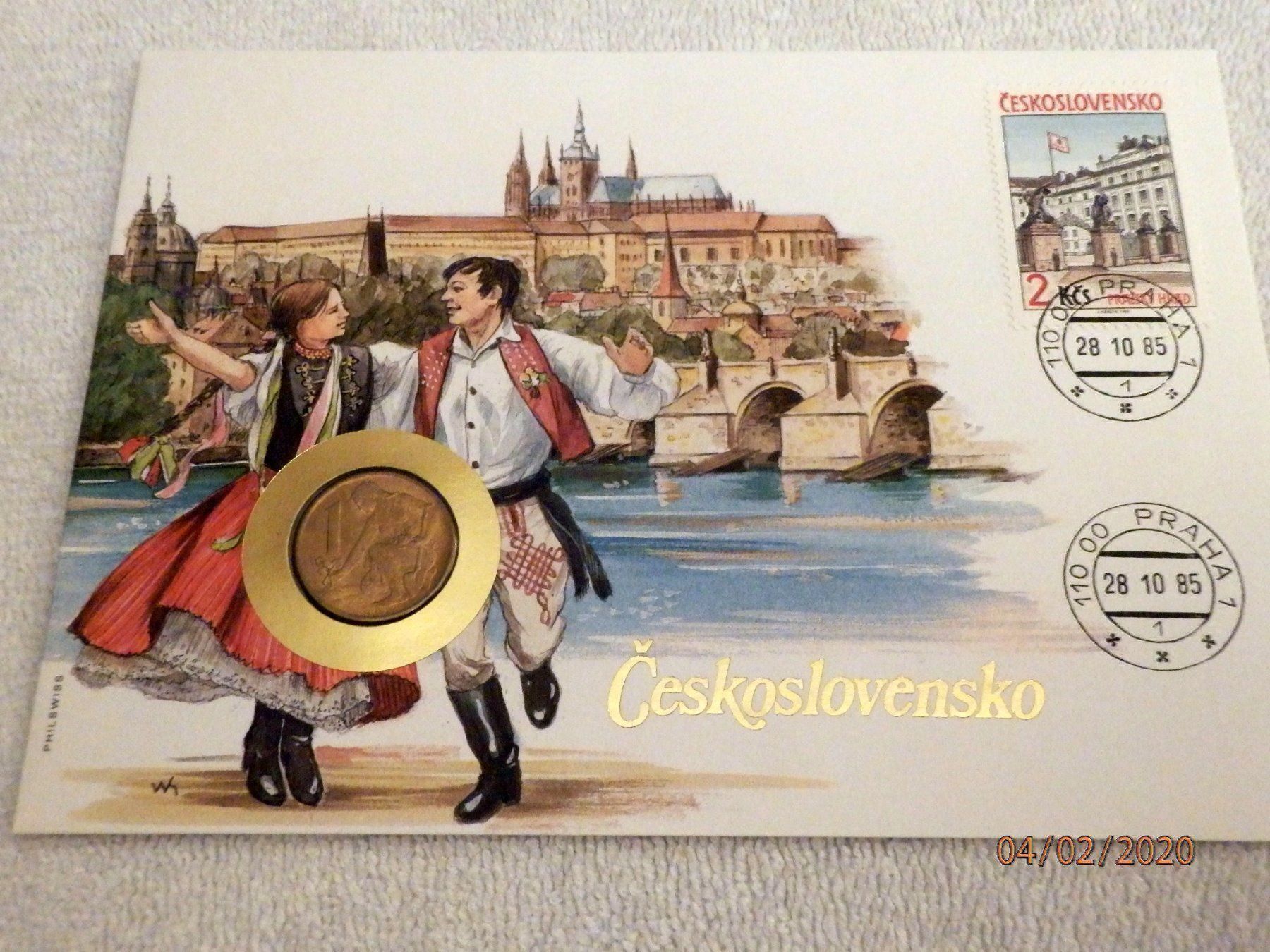 Tutti le monete: 5 Münzbriefe, 1965, 1980 und 1985 – Usato da Ueberstorf venduto da dinbau 3