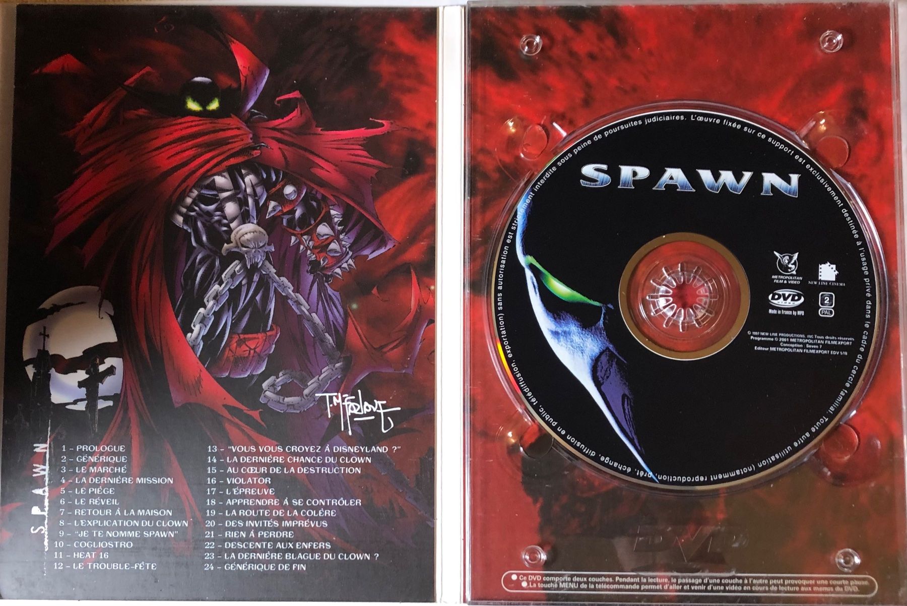 Tutti i DVDs: SPAWN (LA JUSTICE A UN NOUVEAU NOM) – Usato da Poliez-Pittet venduto da Newtown-Records 2