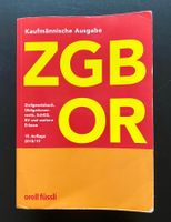 ZGB OR Kaufmännische Ausgabe 15. Auflage 2018/19