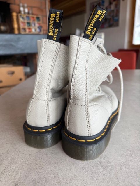 Dr. Martens Scarpe da donna: Bottines cuir Doc Martens gris/beiges – Nuovo (secondo la descrizione) da Enges venduto da cordec 3