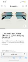 Lunettes de soleil Cartier C Décor Classique Rares. État:...